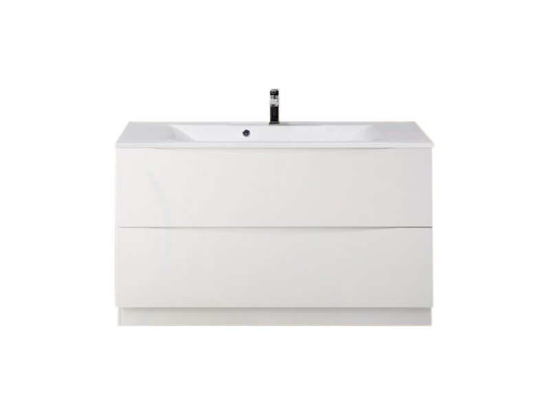 Тумба с раковиной belbagno marino 75 bianco lucido